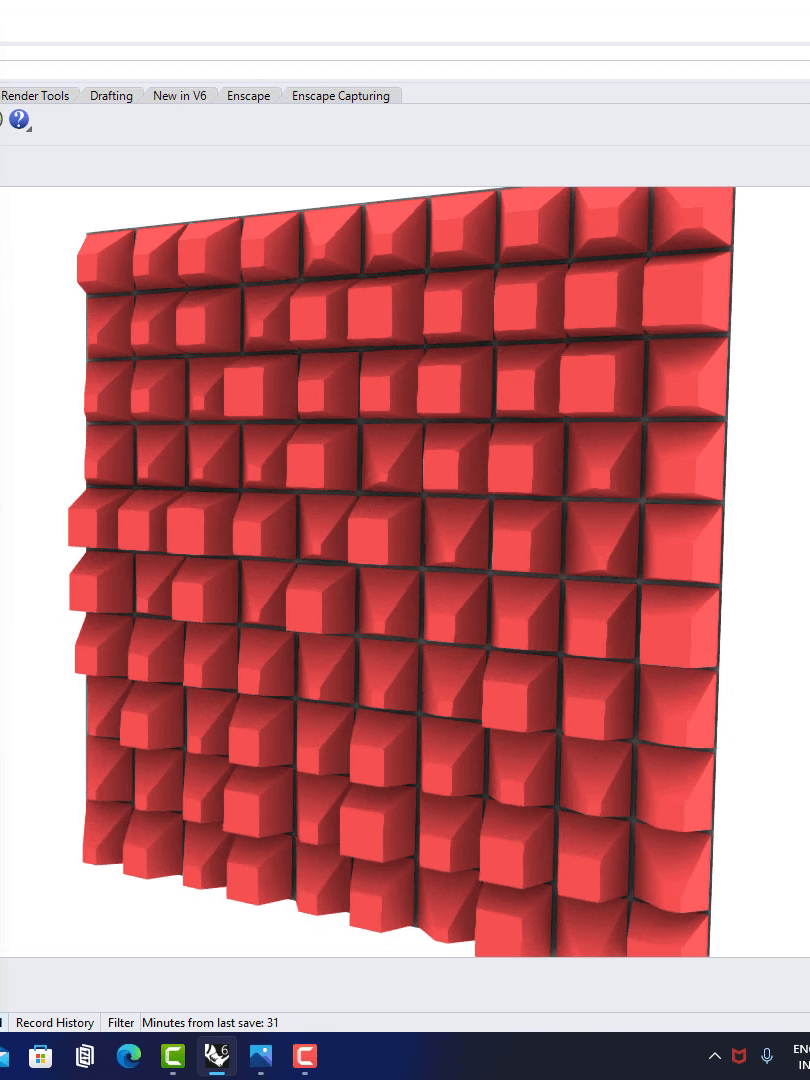 Cubes on Surface Parametric Facade Design Grasshopper Rhino Files Download product image (3)