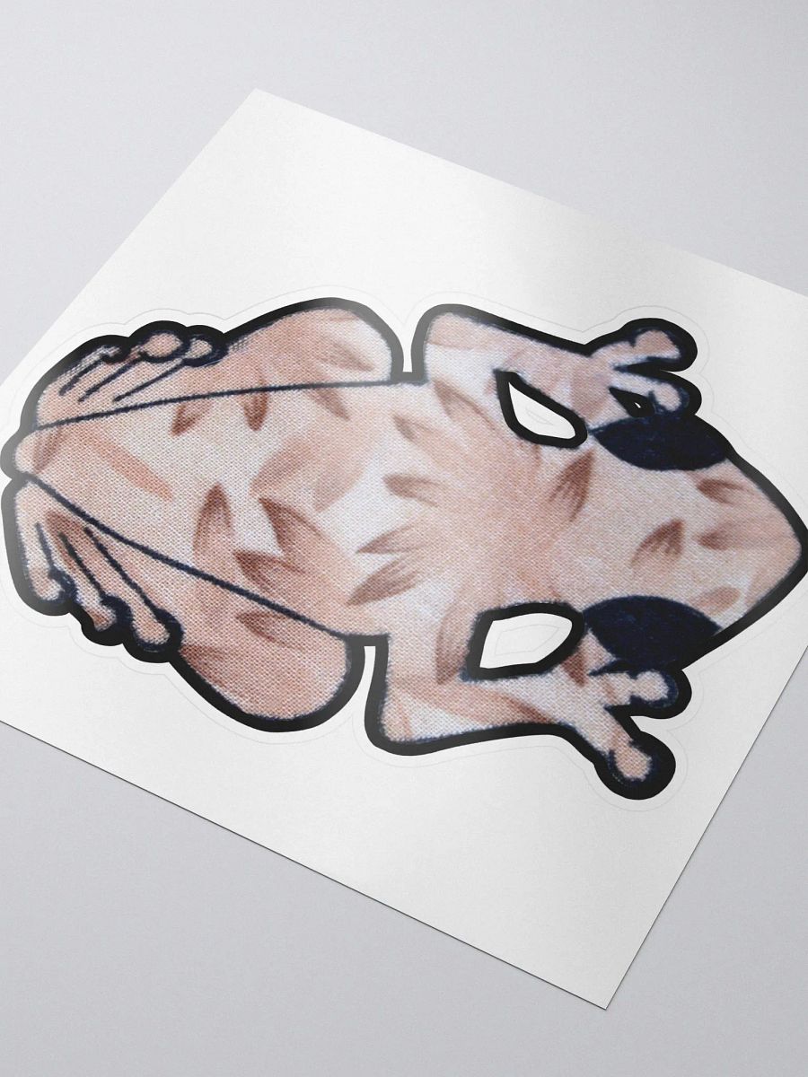 Big Frog Sticker in Waterlily product image (3)