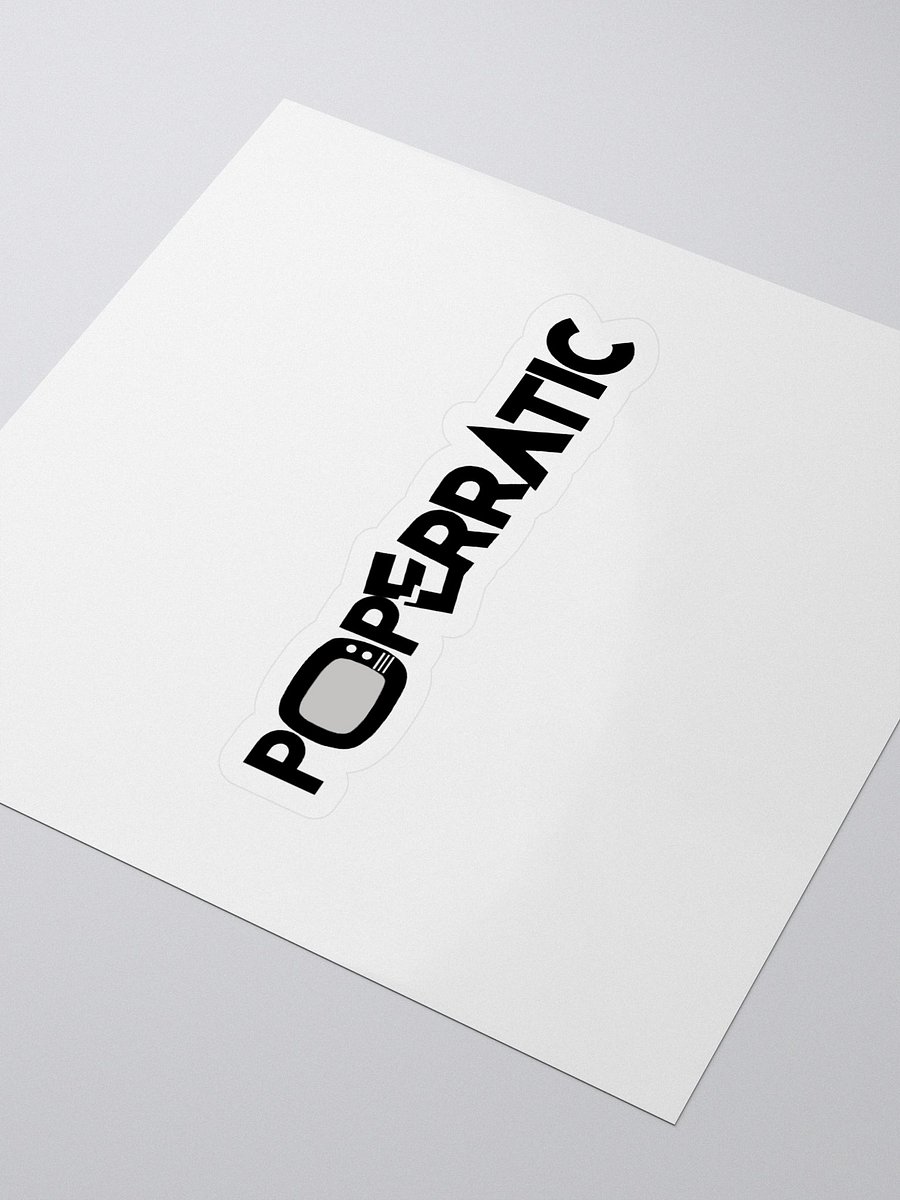 Poperratic Logo Cut Sticker product image (3)