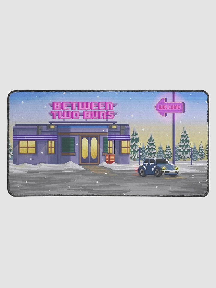 Winter Pixel Diner (Day) Deskmat product image (2)