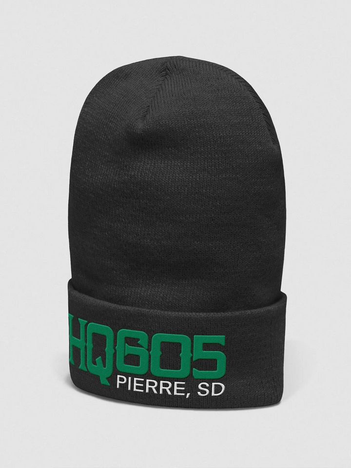 HQ605 Green Logo Beanie product image (2)