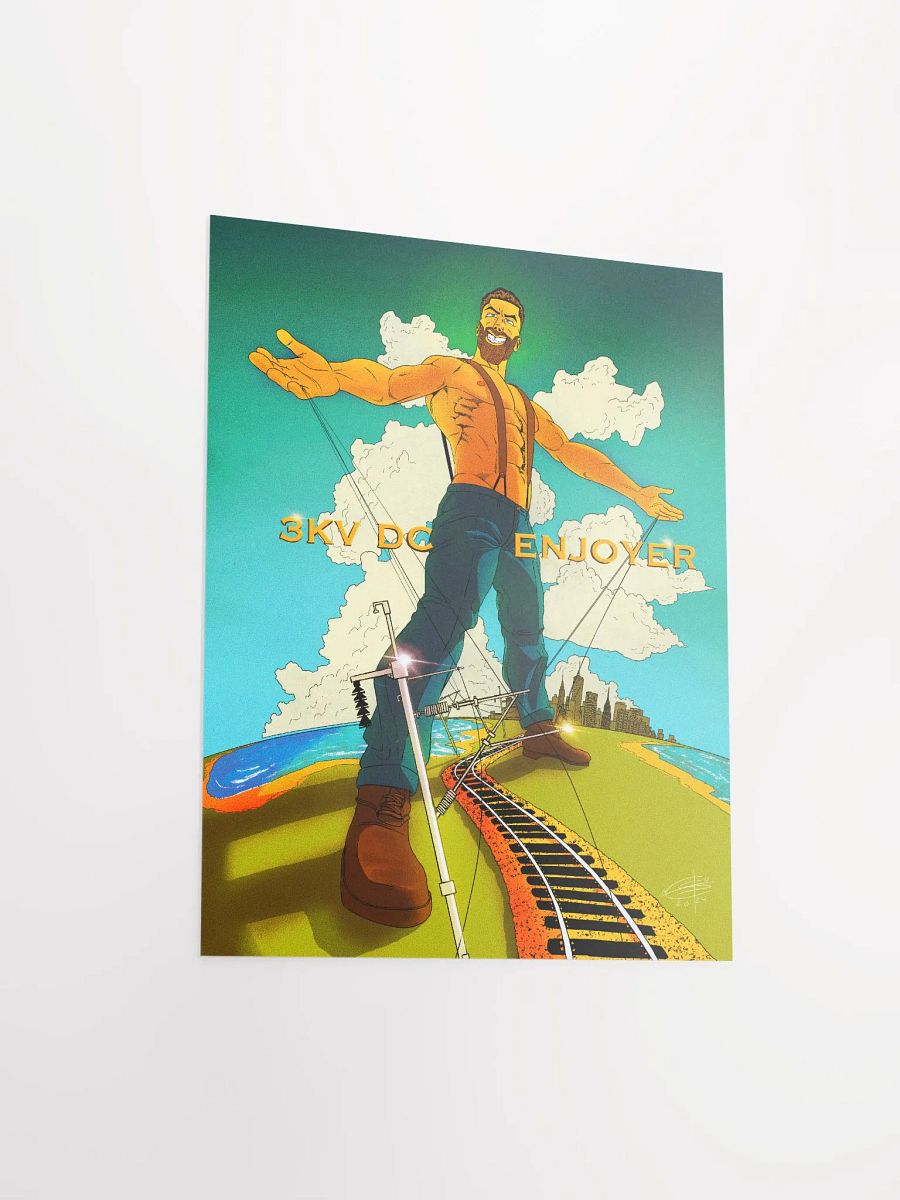 3KV DC GIGACHAD POSTER product image (3)