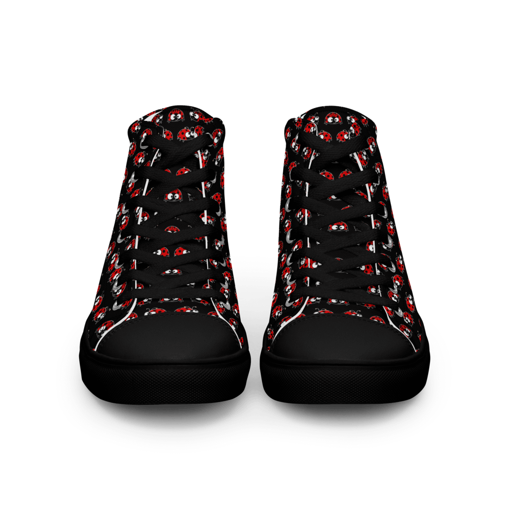 KittyPat's Ladybug Black High Tops product image (3)