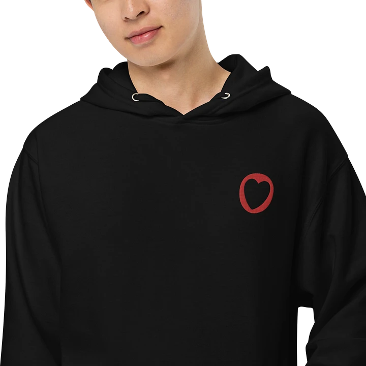 Premium Thanks For Being Here (Red) Embroidered Hoodie product image (2)