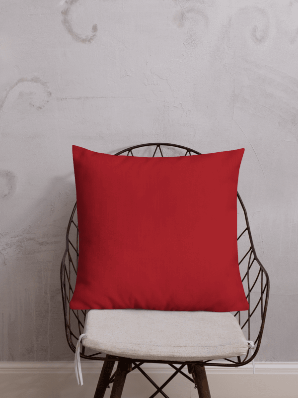 Red Holiday Snowflake Pillow product image (4)