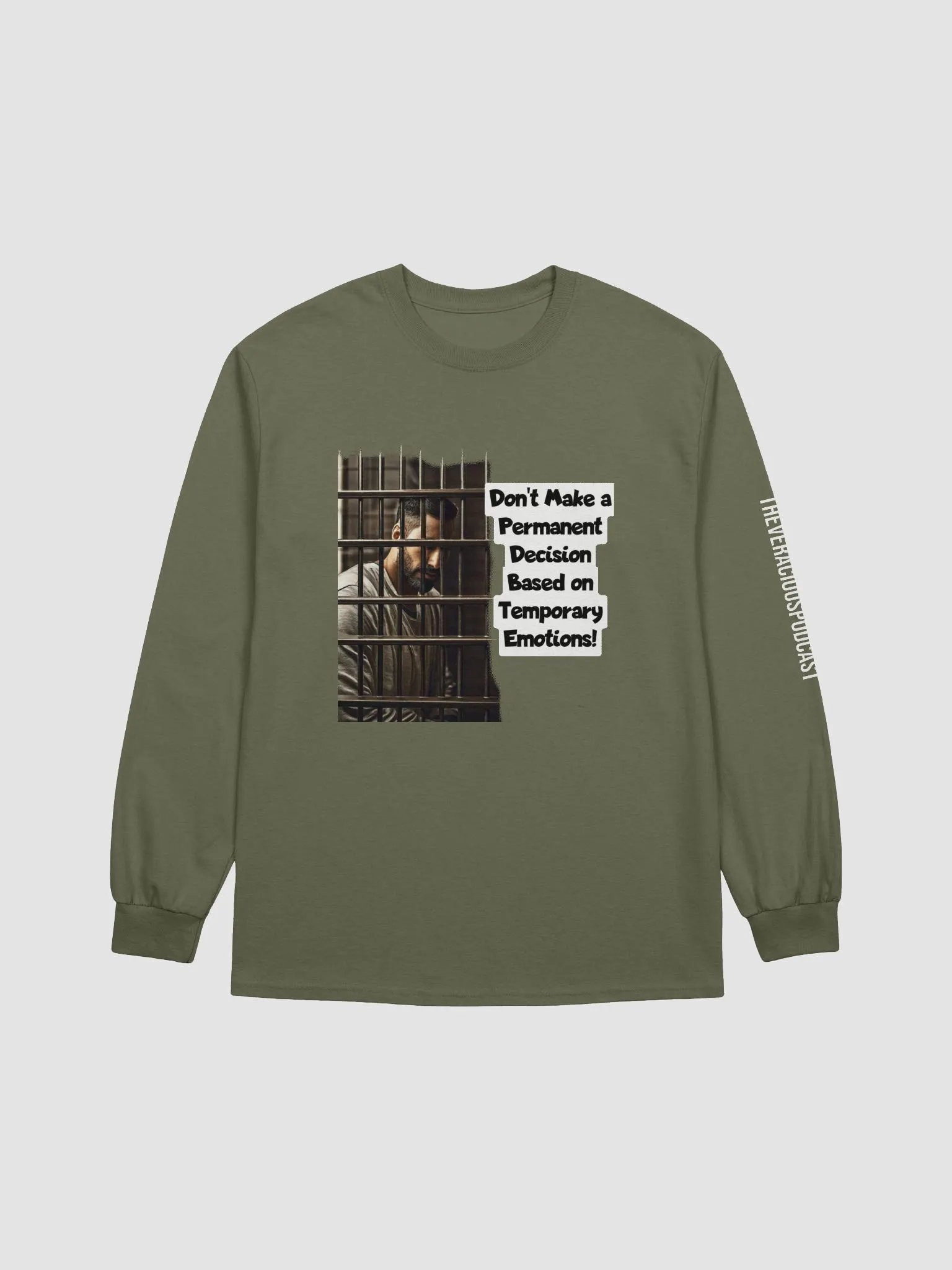 Temporary Emotions Cotton Long Sleeve T-Shirt product image (1)