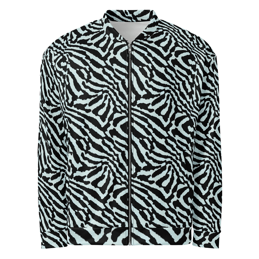 Blue Zebra Bomber Jacket product image (1)