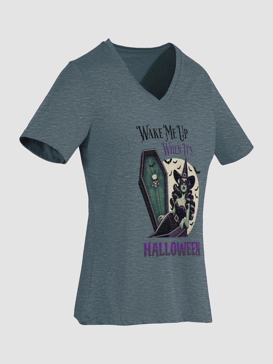 Witchy Halloween Vibes V-Neck Tee product image (38)