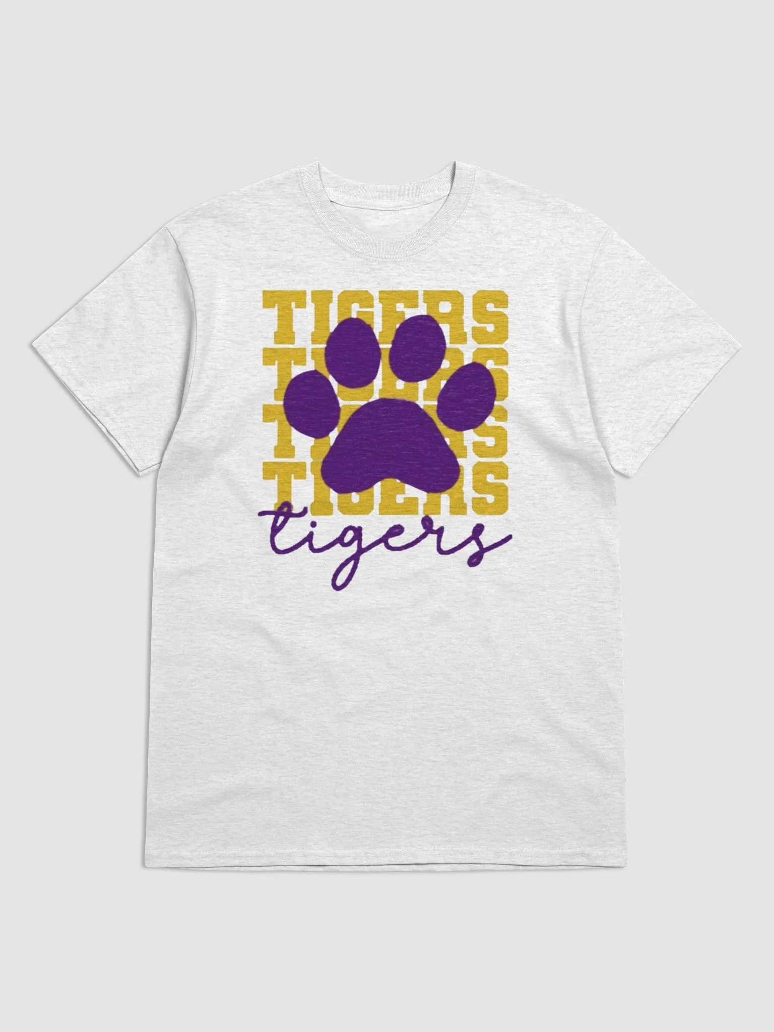 TIGERS TIGERS TIGERS TIGERS PAW PRINT T-SHIRT product image (1)
