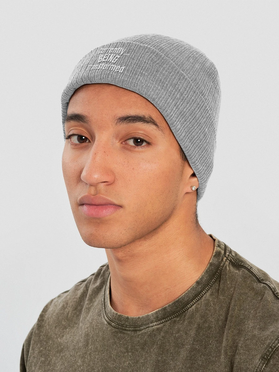 Currently....Being Transformed Beanie (White Thread) product image (15)