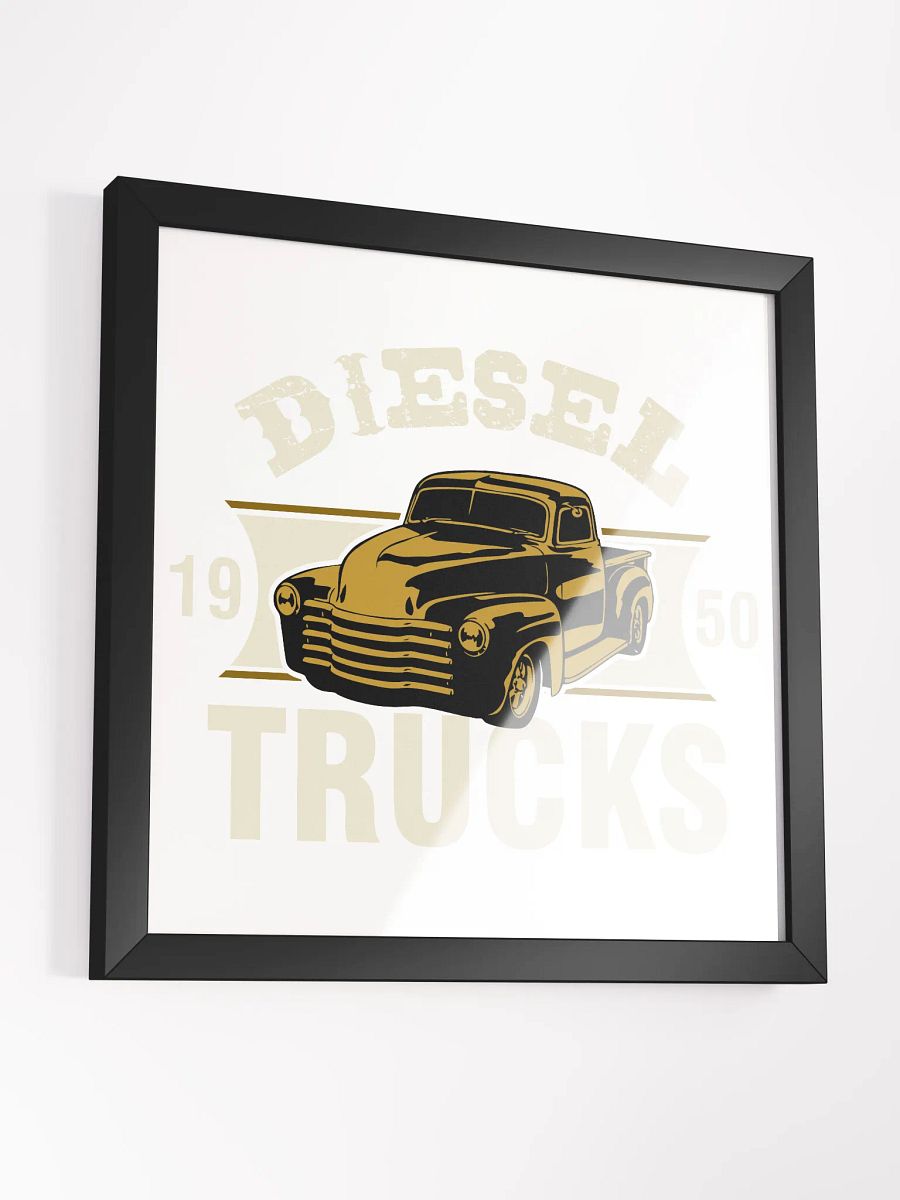 Retro Diesel Trucks Framed Poster product image (3)