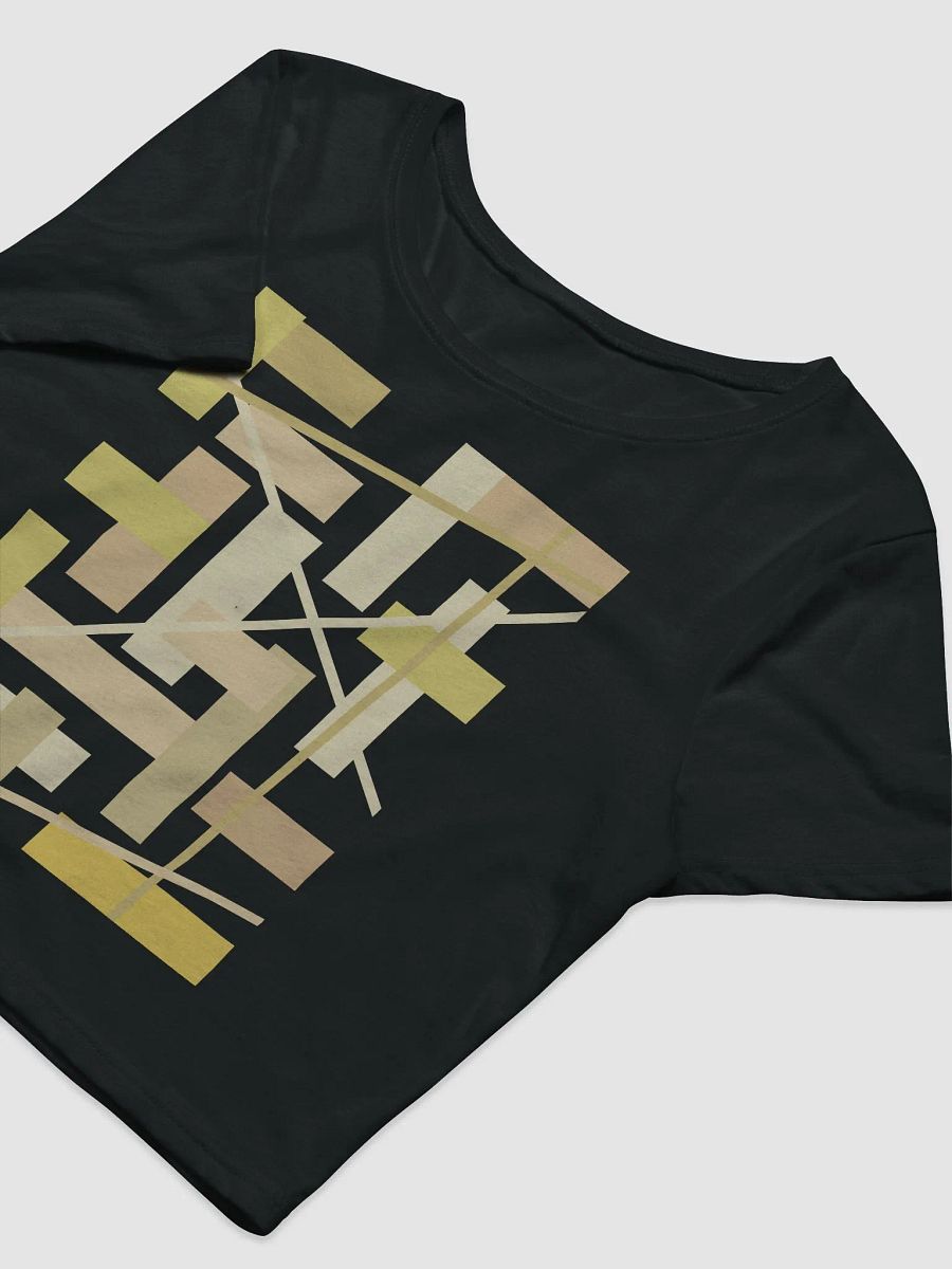 Black Background Golden Geometric Square Rectangle Line Pattern product image (5)
