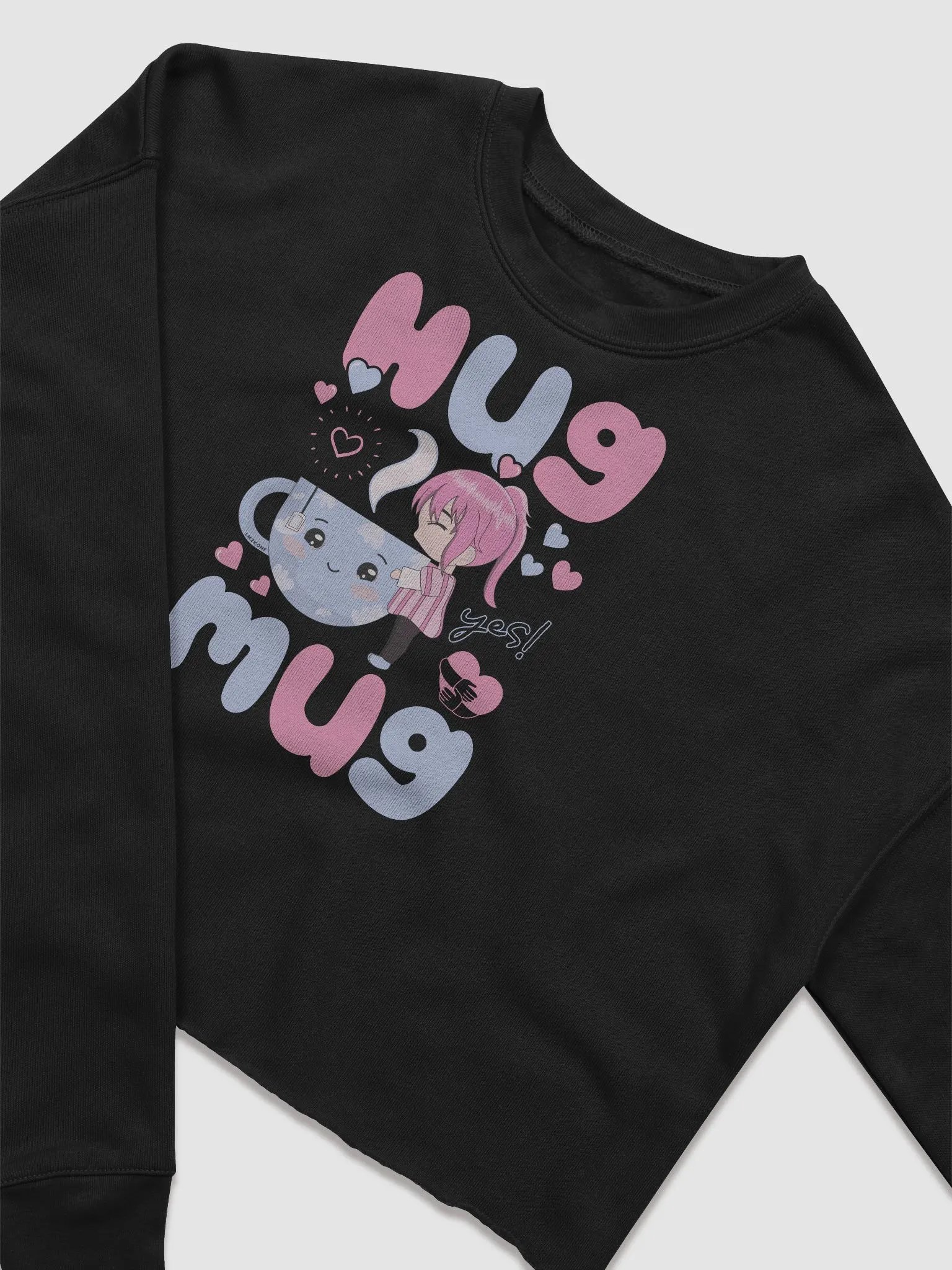 Yes Hug Blissful Pink - Crop Sweatshirt product image (2)