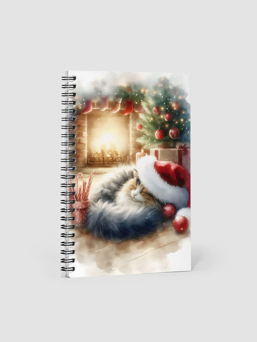 Christmas Cat Nap Spiral Notebook product image (1)