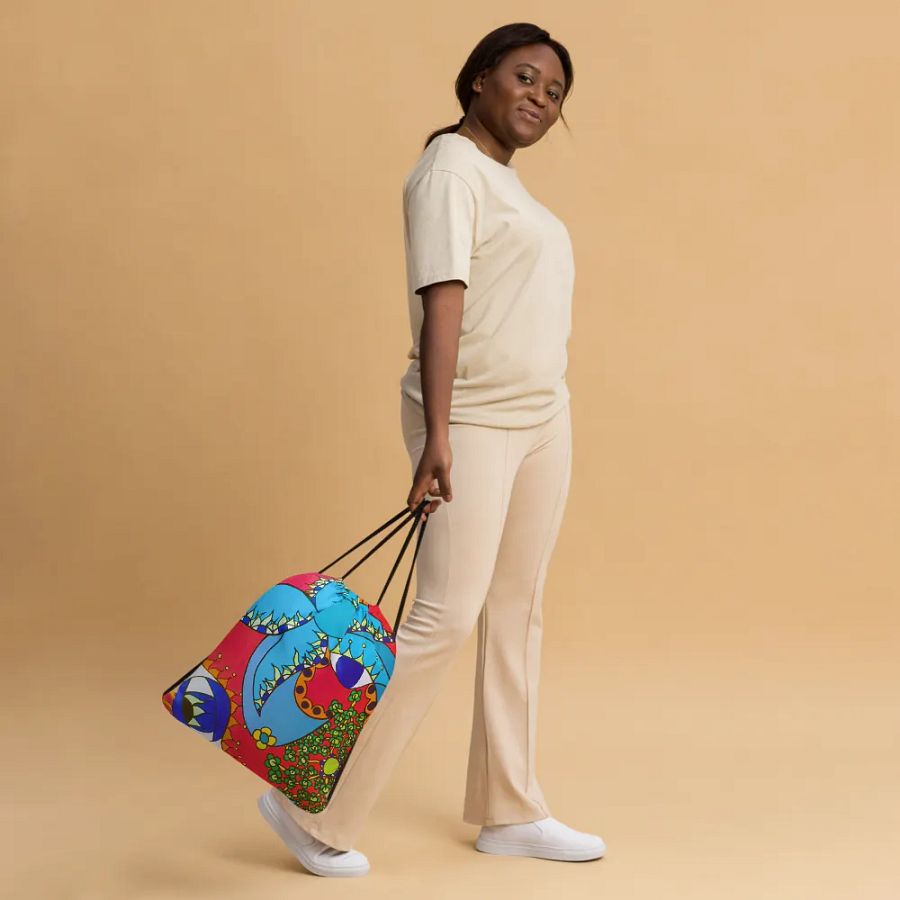 Ethereal Vision All-Over Print Drawstring Bag product image (3)