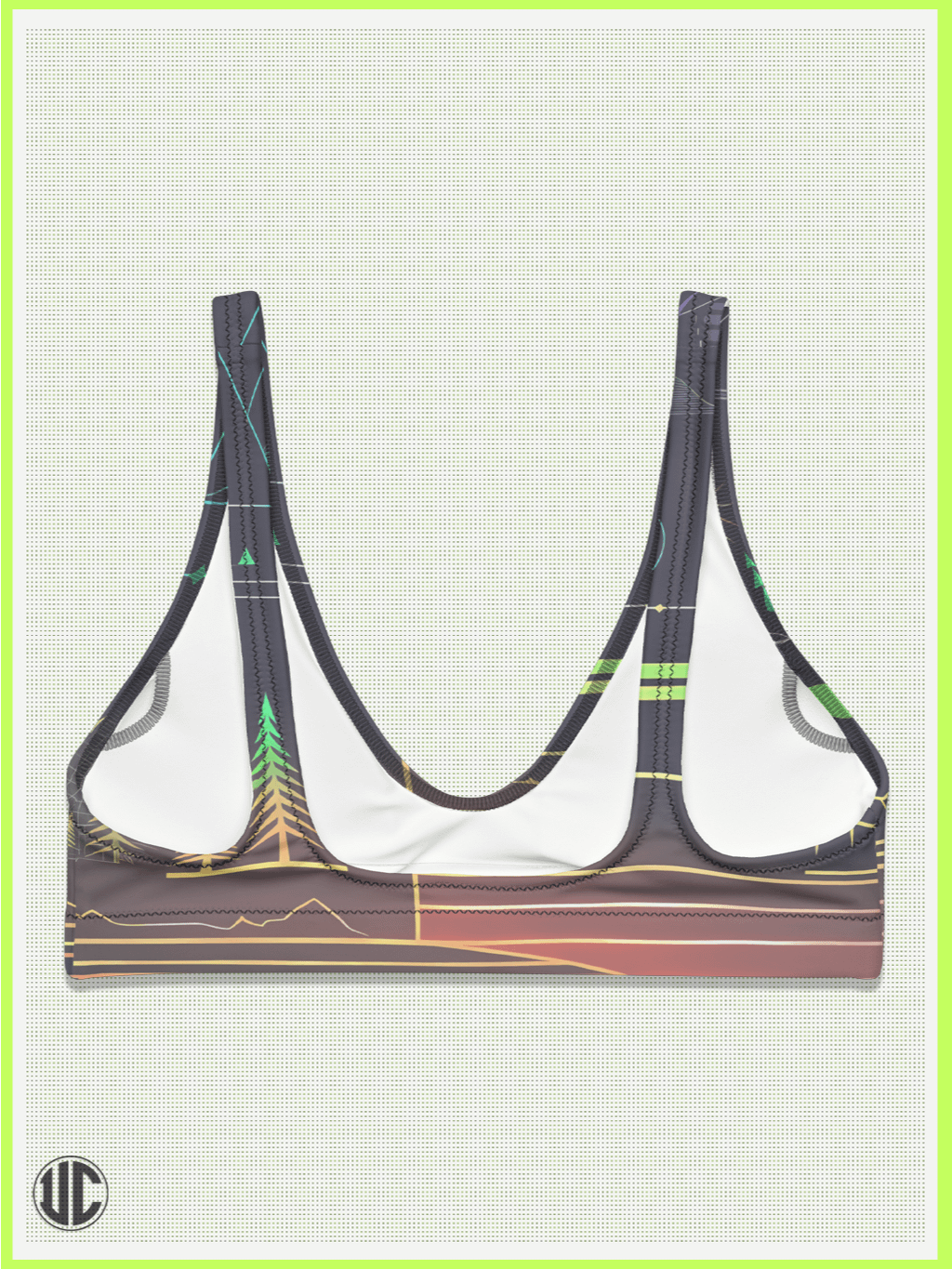 UnkoCon – Neon Horizon Bikini Top product image (2)