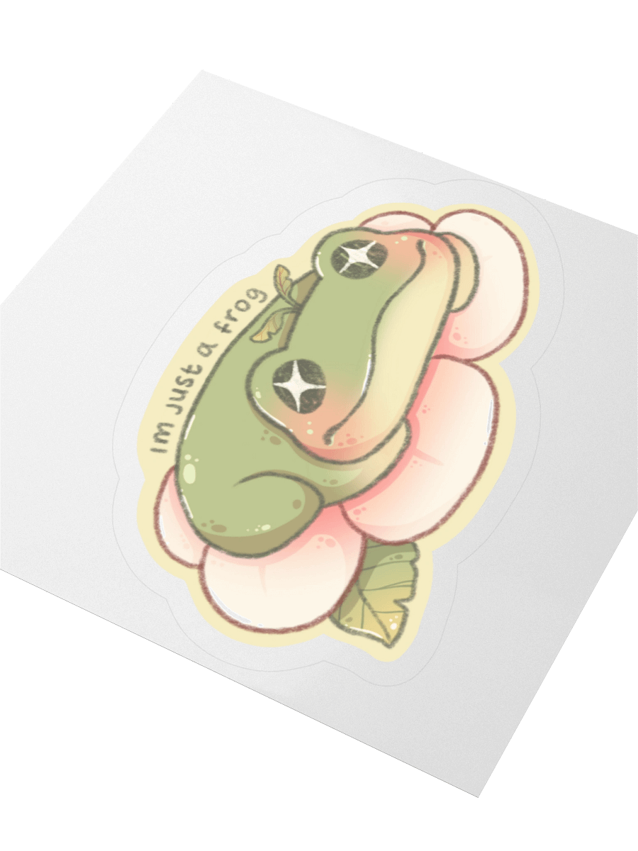 im just a frog sticker product image (8)