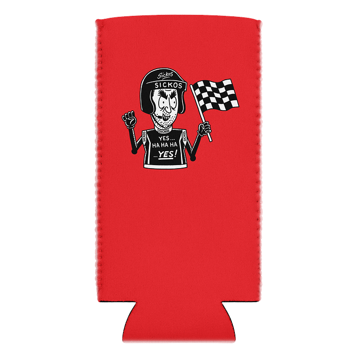 Sickos Racecar Driver Koozie (Slim/Regular) product image (2)