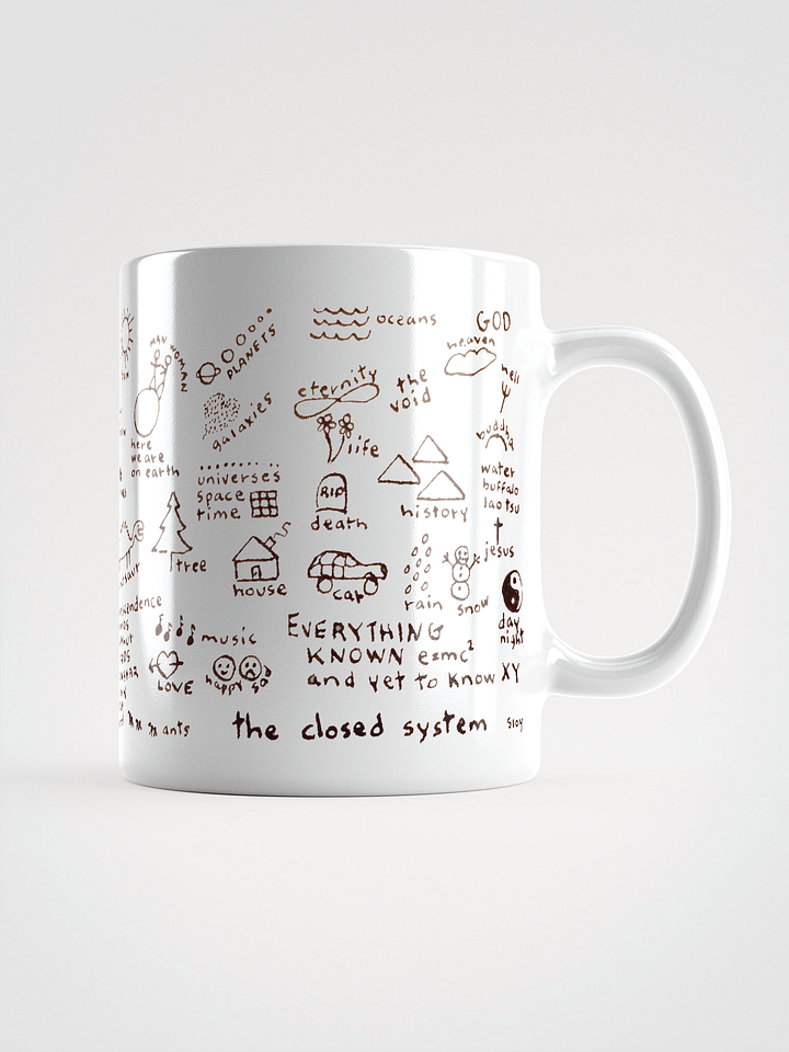 The Closed System White Glossy Mug product image (1)