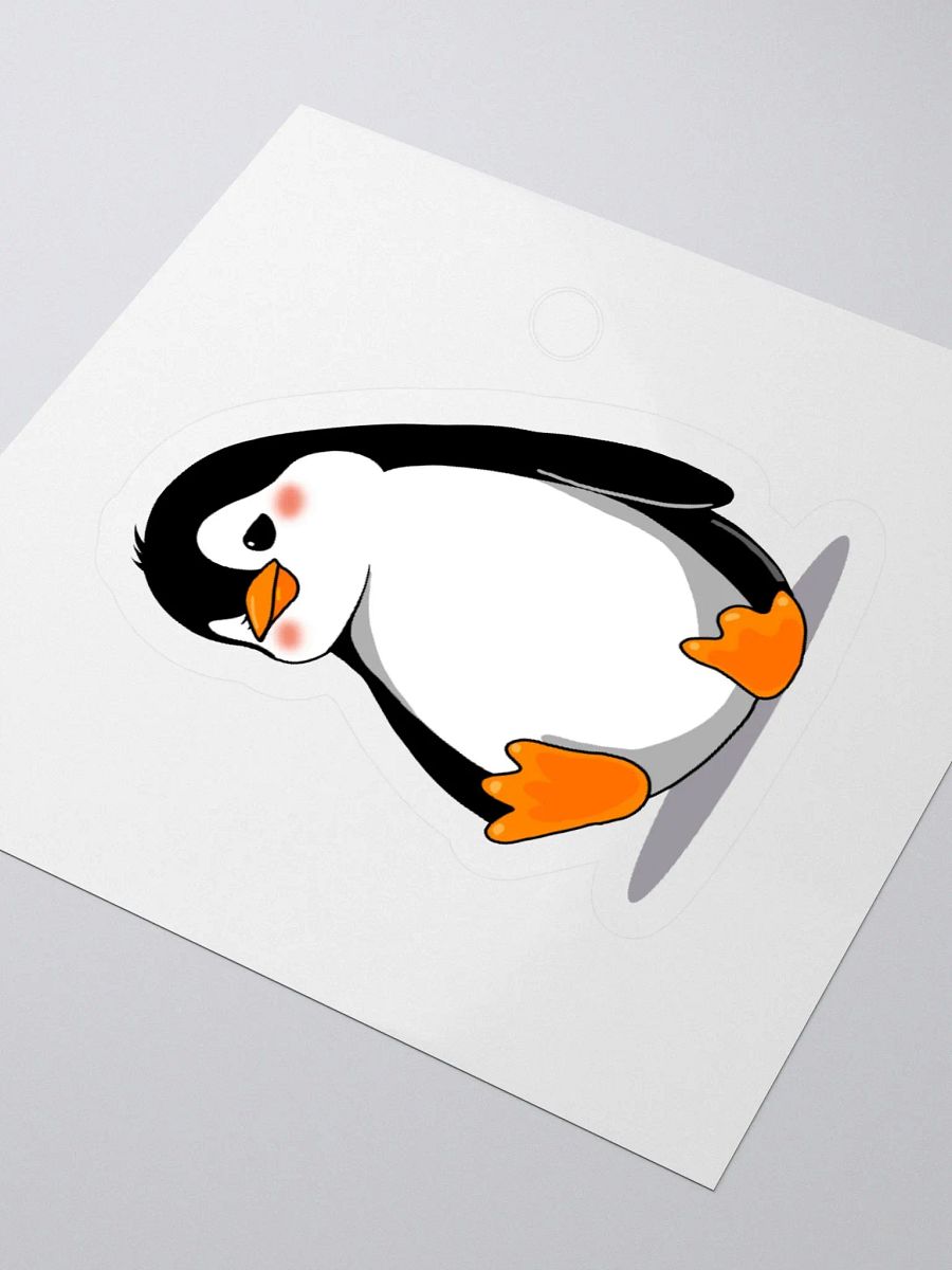 Blushy Penguin Kiss Cut Stickers product image (9)