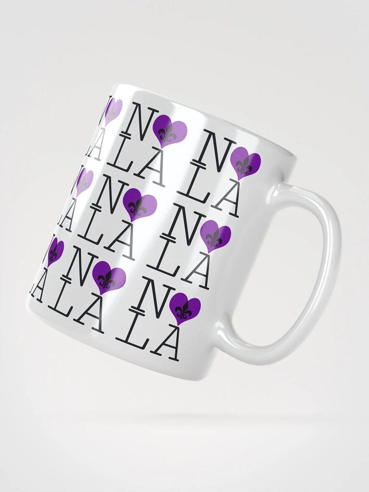 I LOVE NOLA **LEGACY MUG** (PURPLE HEART FULL INFINITY) product image (4)
