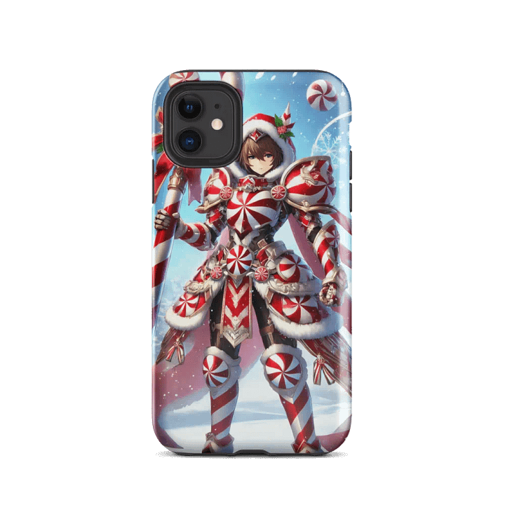 Peppermint Warrior iPhone Tough Case – Festive Defender product image (24)