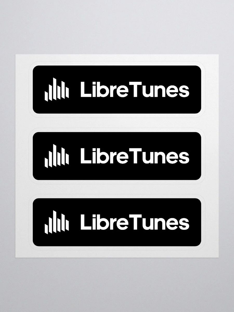 Black Premium Record Label Stickers product image (1)