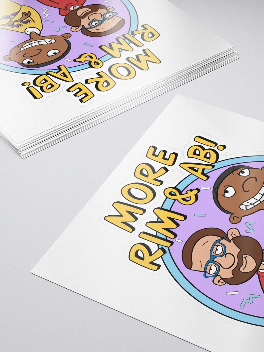 More Rim and AB! Circle Sticker product image (5)