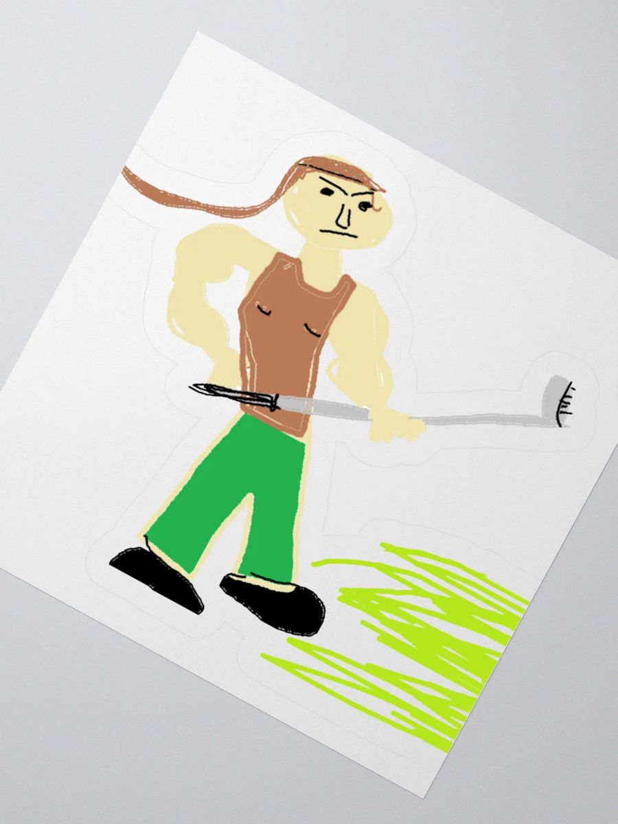 Abby Playing Golf Sticker product image (2)