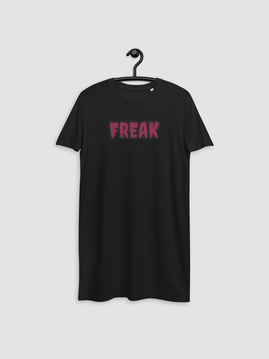 Rick G FREAK T-Shirt Dress - PINK LOGO product image (3)