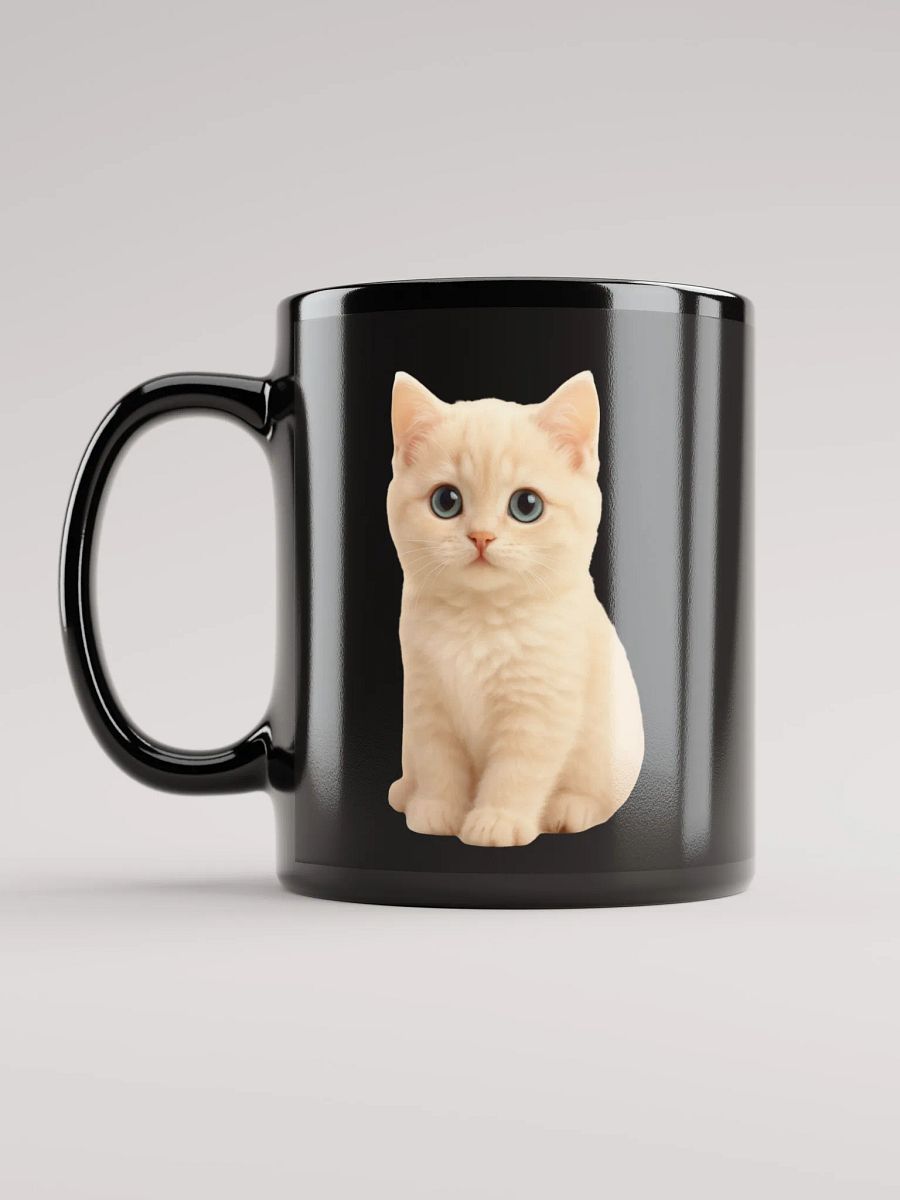 Cute Cat Mug Black product image (12)