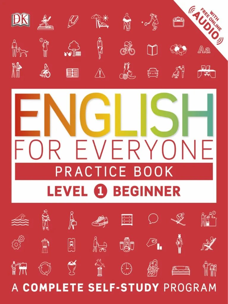 English For Everyone Level 1 Beginner Practice Book product image (1)