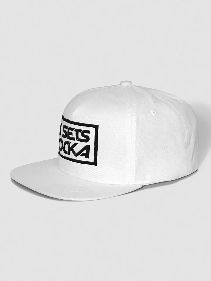 WHITE DJSETSROCKA HAT product image (1)