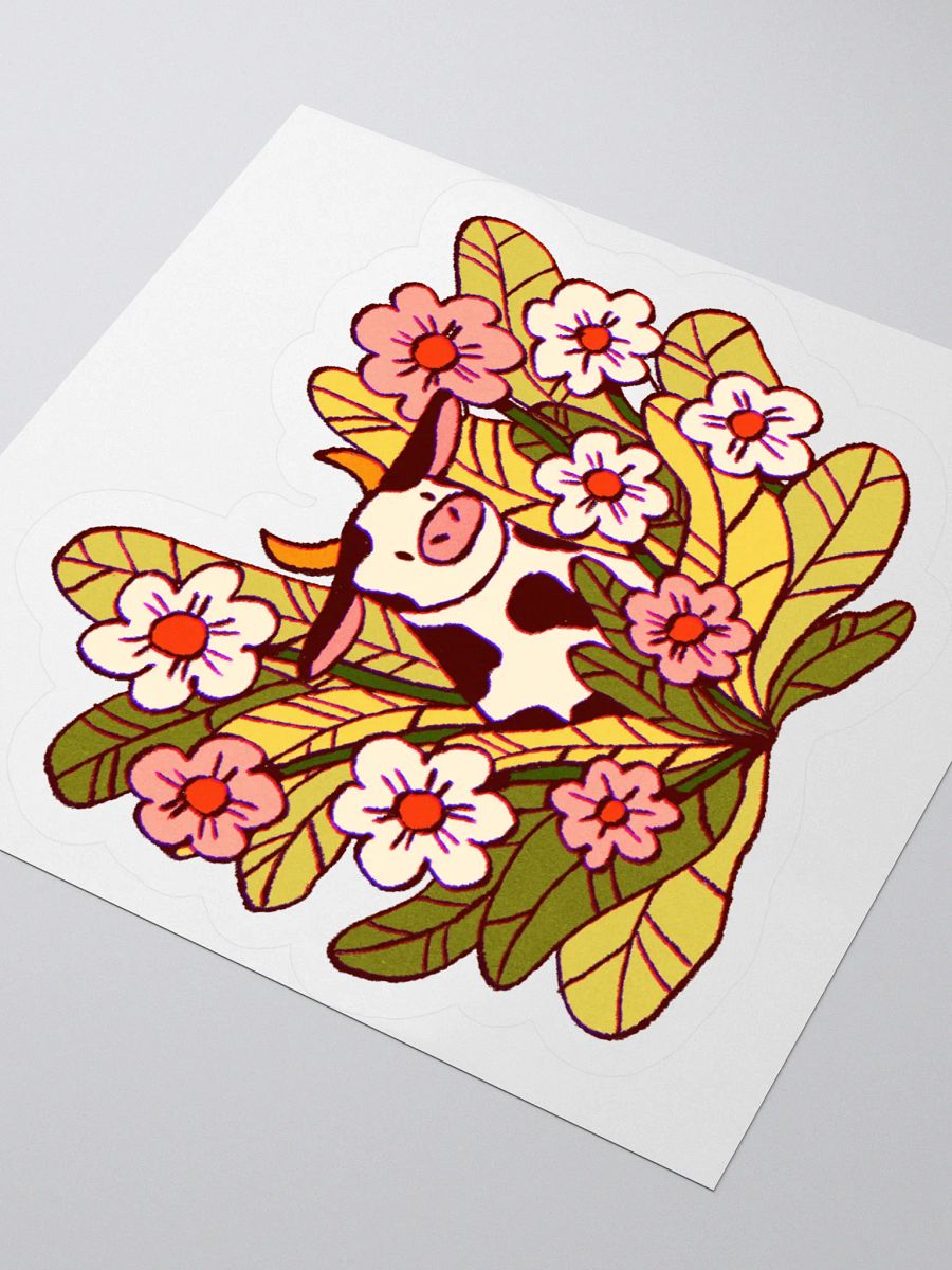 Flower Cow Sticker product image (4)