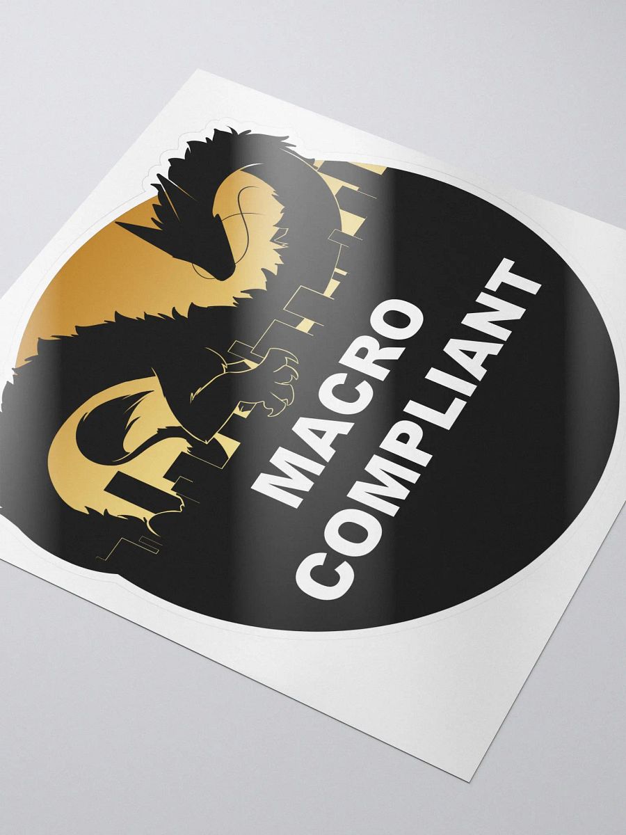 Macro Compliant Sticker product image (3)