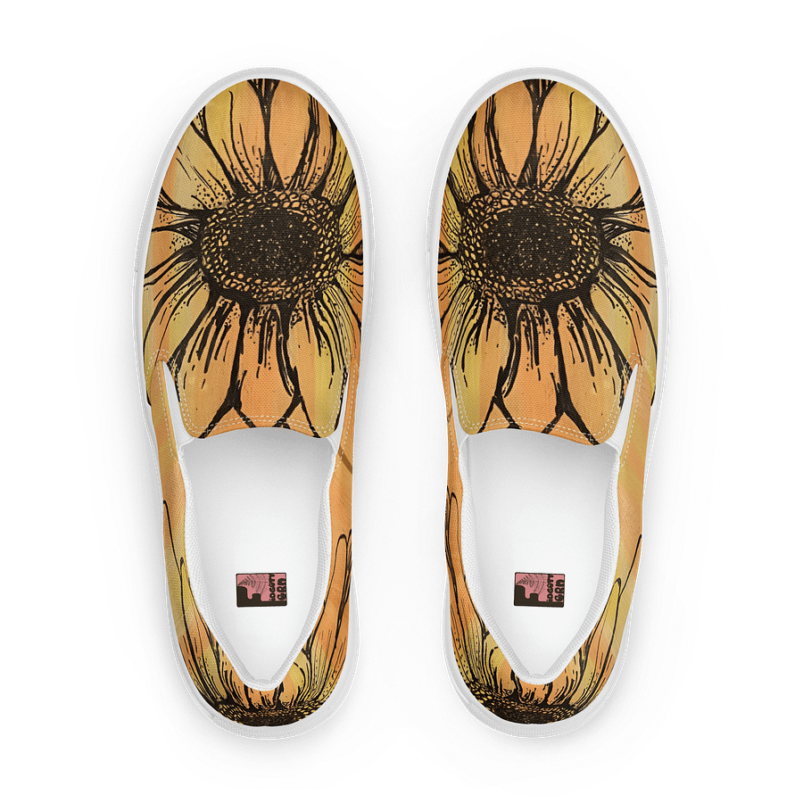 "Sunflower" Canvas Slip On Shoes (Women's) product image (1)