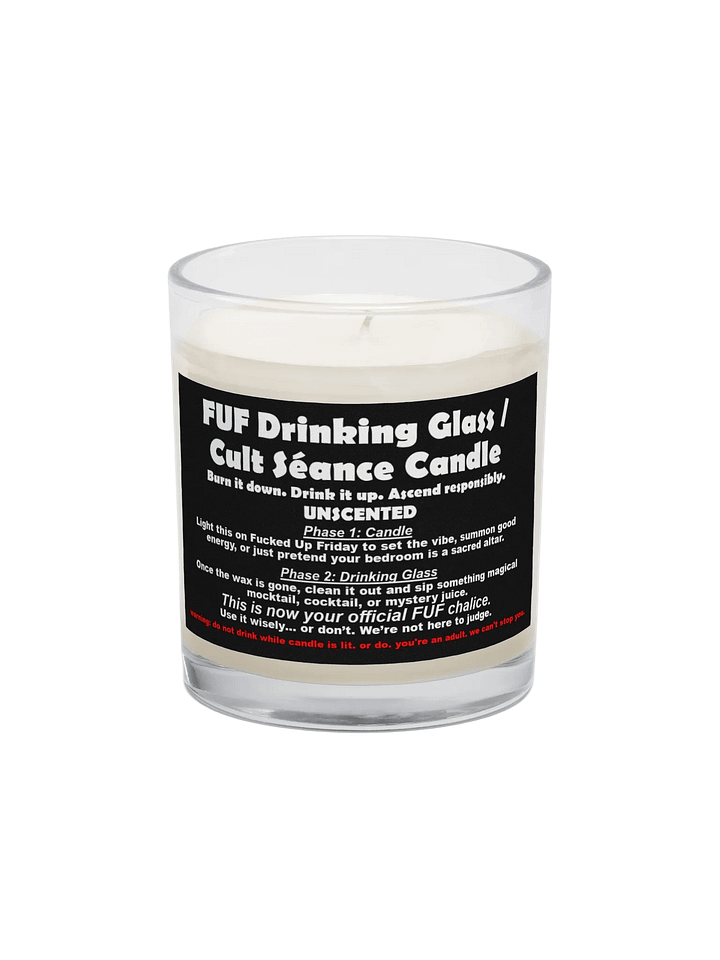 FUF Drinking Glass / Cult Séance Candle product image (1)