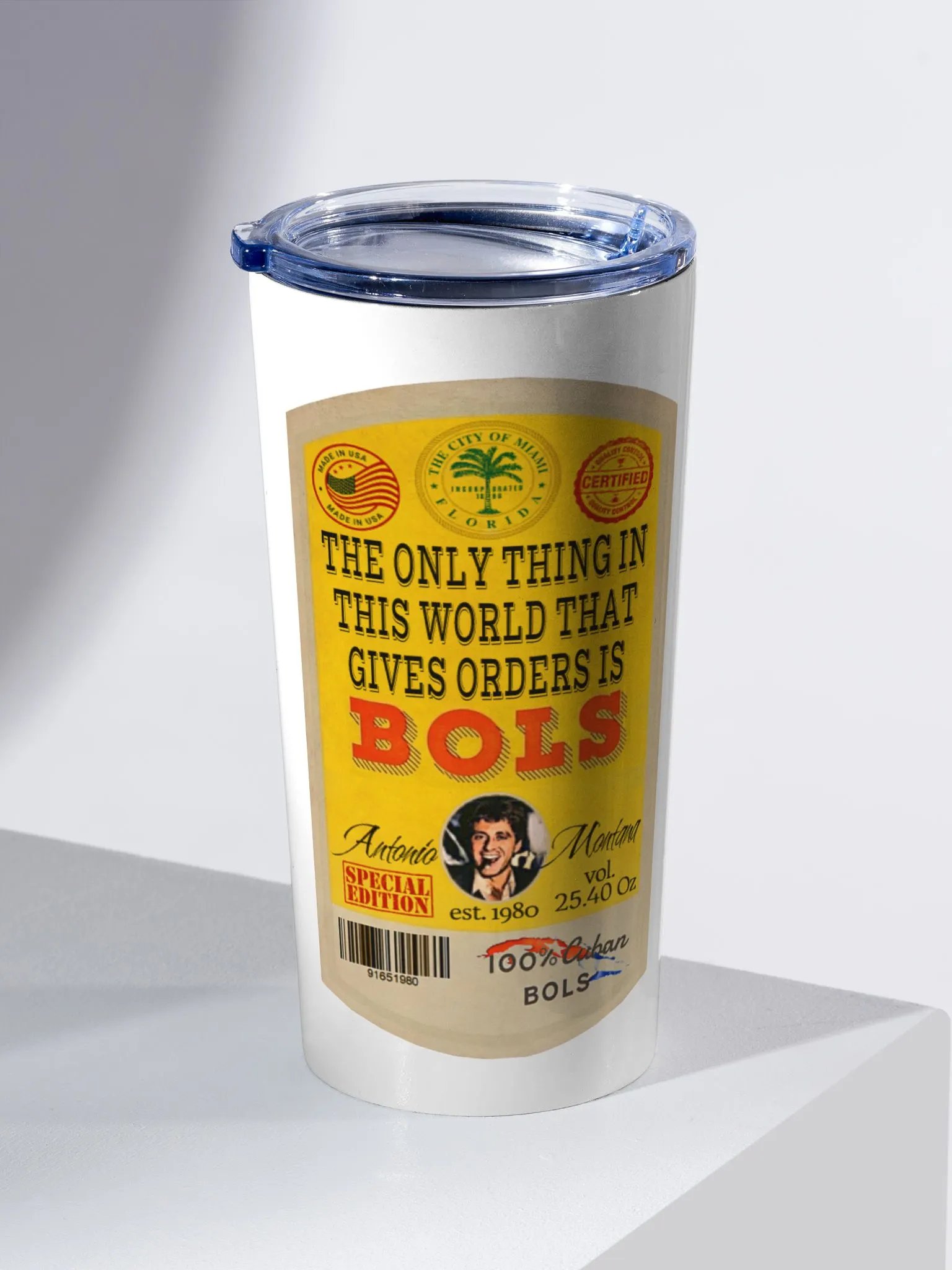 Antonio Montana's BOLS Gin 20oz Stainless Steel Tumbler product image (2)