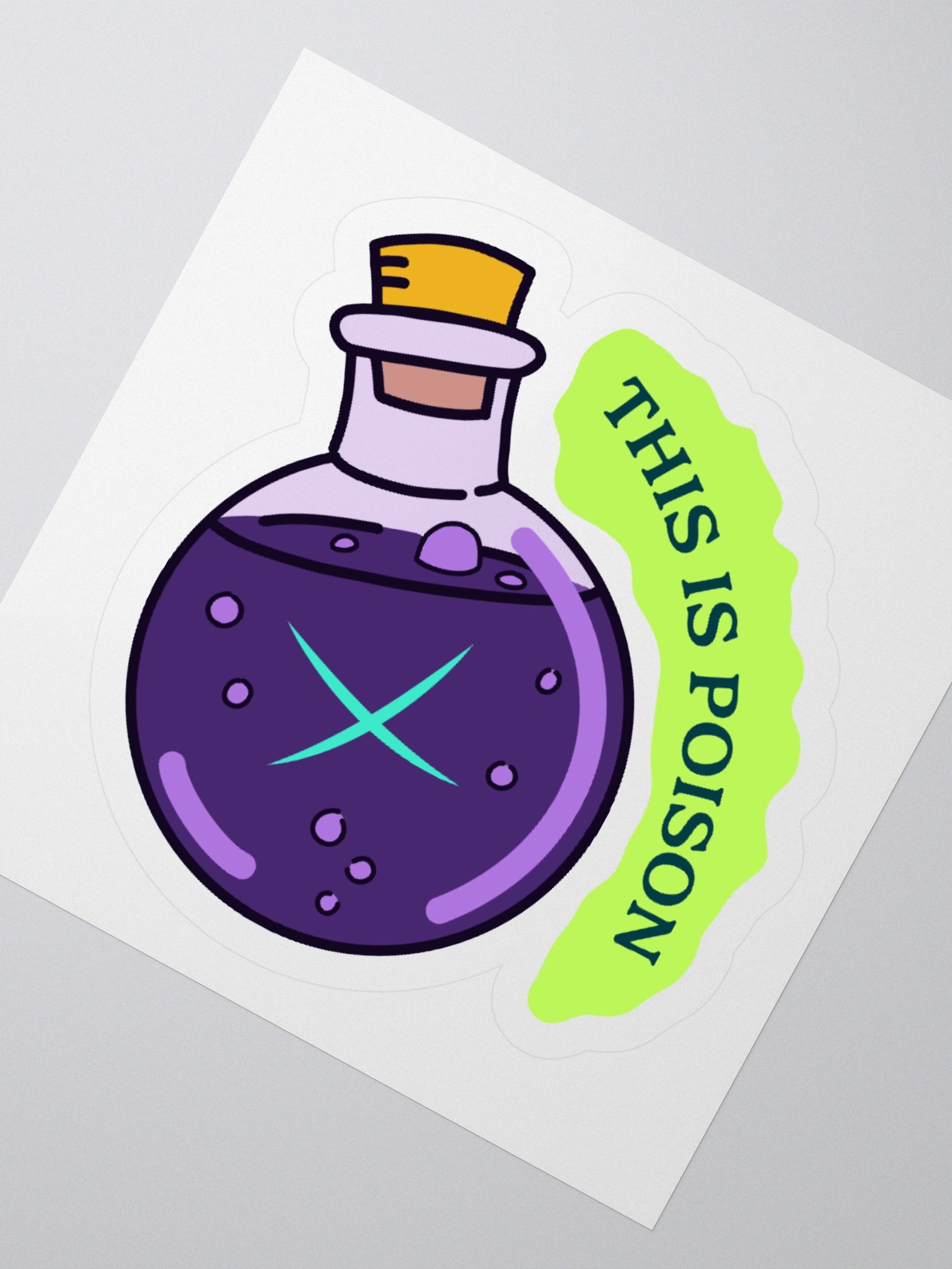 "This is Poison" - Kiss Cut Sticker product image (5)