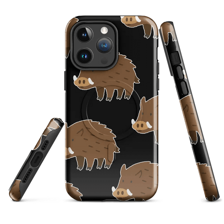 Boar Frenzy iPhone MagSafe® Tough Case product image (4)