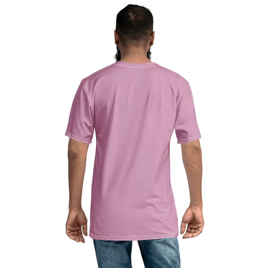 Plain Lilac Purple Soft Summer Men's Crewneck Polyester Heavyweight Premium T-Shirt by Treasure Pie product image (8)