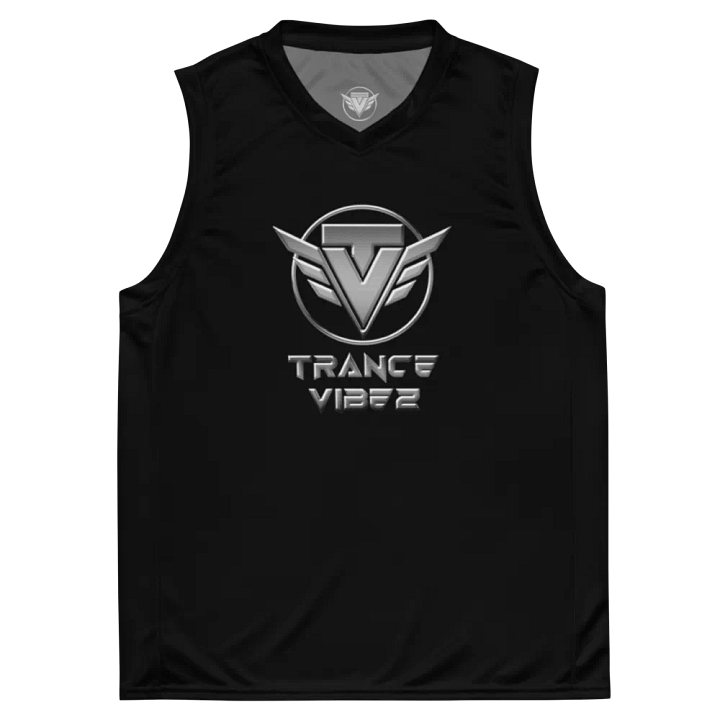Trance Vibez Black Basketball Jersey product image (2)
