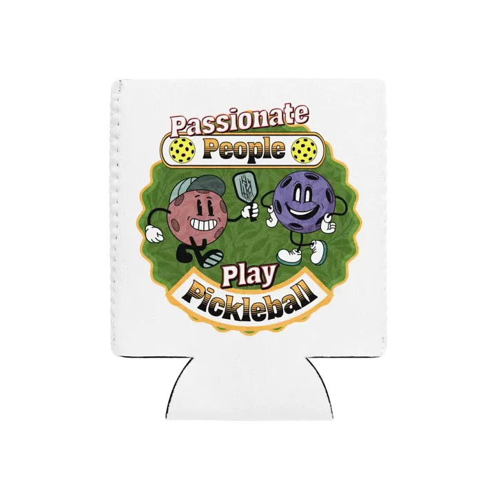Passionate People Play Pickleball Can Cooler product image (1)