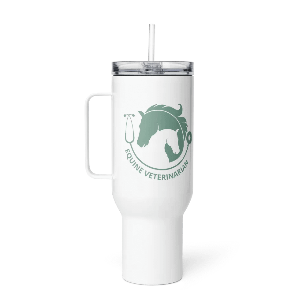 "Equine veterinarian" Travel Mug with a Handle product image (19)