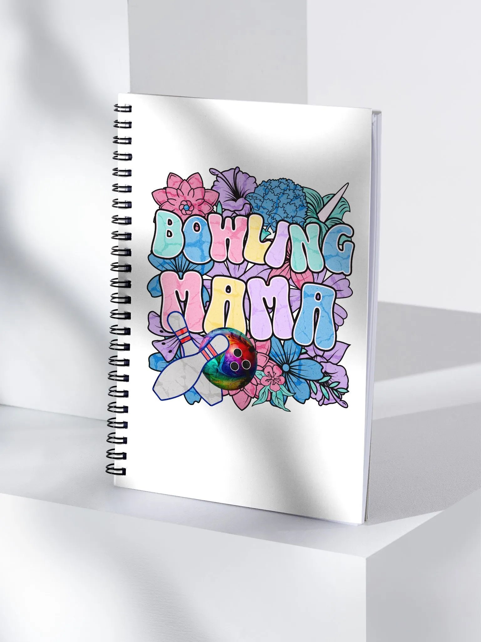 Bowling Mama Floral Notebook product image (3)