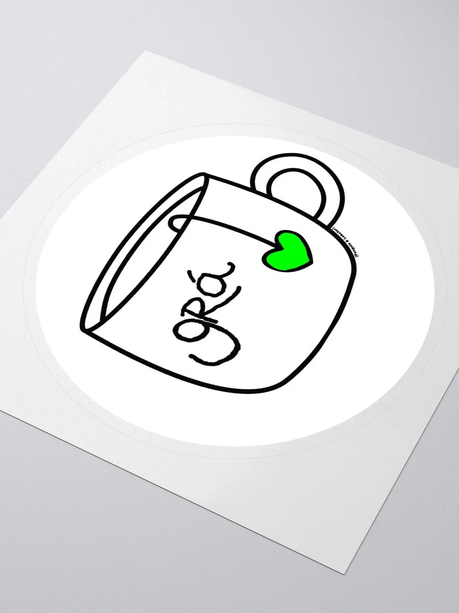 Cupán Grá (A Cup of Love) Sticker product image (3)