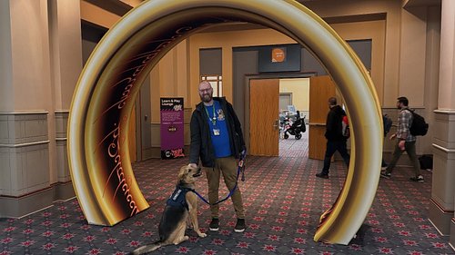 Overall, it was a pretty good first day of #paxunplugged2025. I walked in and saw the amazing room that @officedoggames @zman...