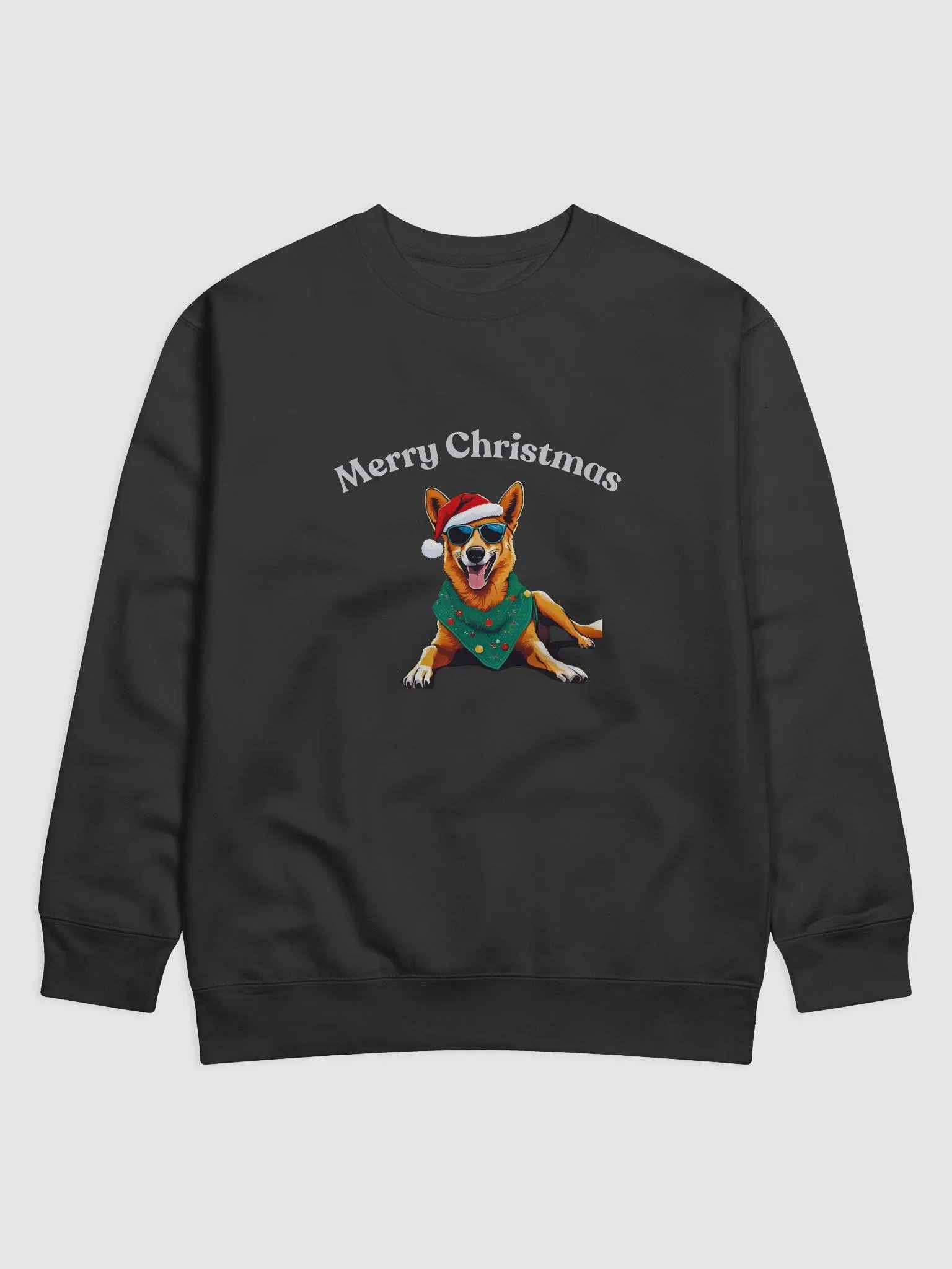 Festive Dingo Merry Christmas Sweatshirt - Silver product image (1)