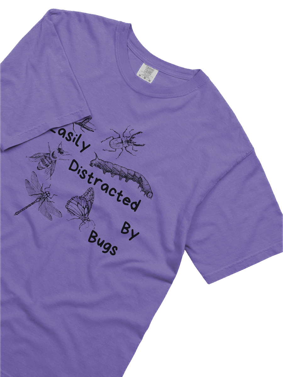 Easily Distracted By Bugs, Black Font product image (37)