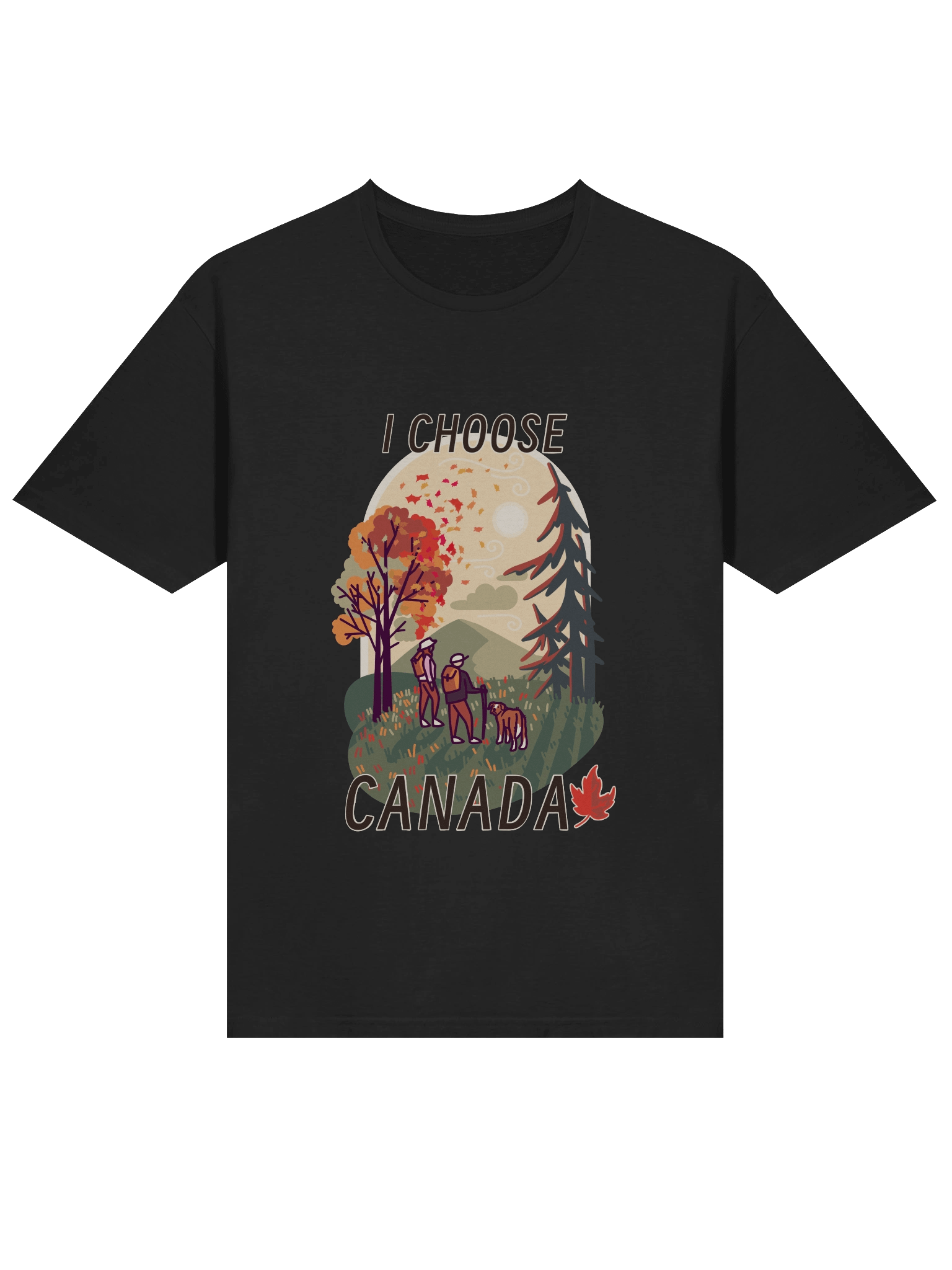 I CHOOSE CANADA, FALL EDITION graphic T by Claus Kellerman POV product image (1)